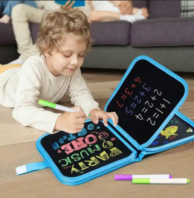 Temizlenebilir Temizlenebilir Renkli Çizim Defteri