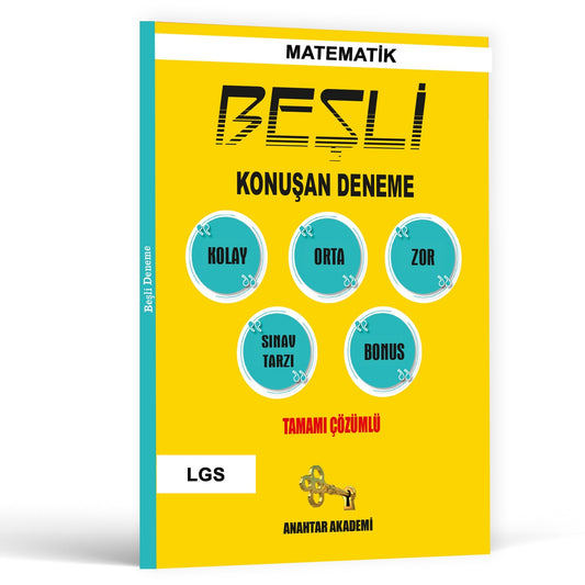 5’li Konuşan Deneme Seti  MATEMATİK (LGS)