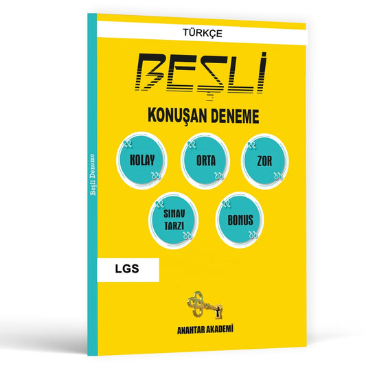 5’li Konuşan Deneme Seti  TÜRKÇE (LGS)