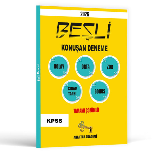5’li Konuşan Deneme Seti  MATEMATİK (KPSS)